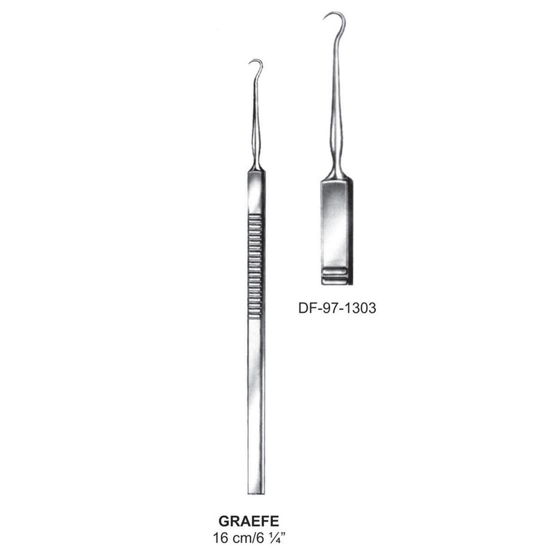 Graefe Retractors,16cm (DF-97-1303) by Dr. Frigz