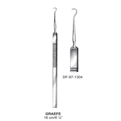 Graefe Retractors,16cm (DF-97-1304) by Dr. Frigz