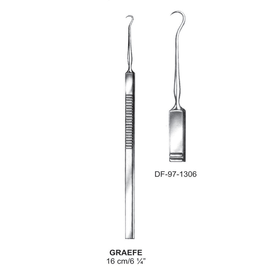 Graefe Retractors,16cm  (DF-97-1306) by Dr. Frigz