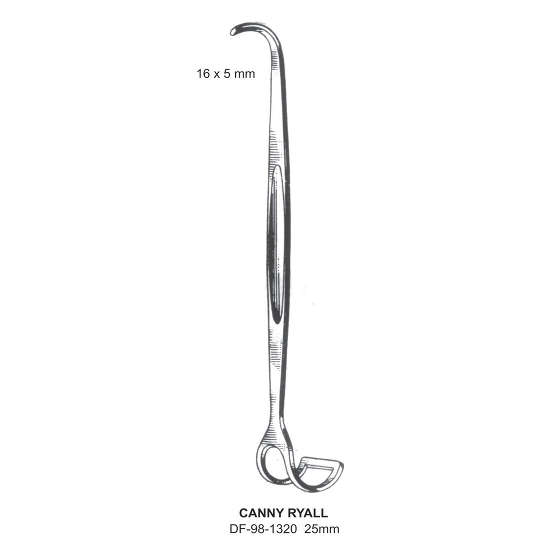 Canny Ryall Retractors,25mm ,16X5mm  (DF-98-1320) by Dr. Frigz