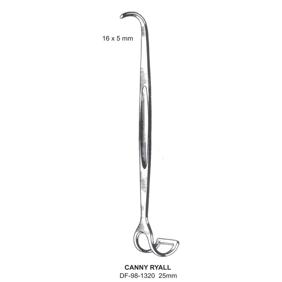 Canny Ryall Retractors,25mm ,16X5mm  (DF-98-1320) by Dr. Frigz