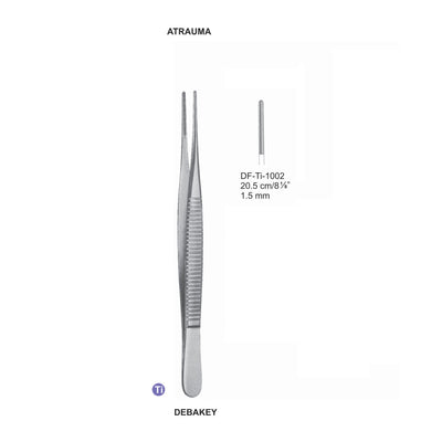 Titanium-Debakey Atrauma Dissecting Forceps, 20.5Cm, 1.5mm (DF-TI-1002)