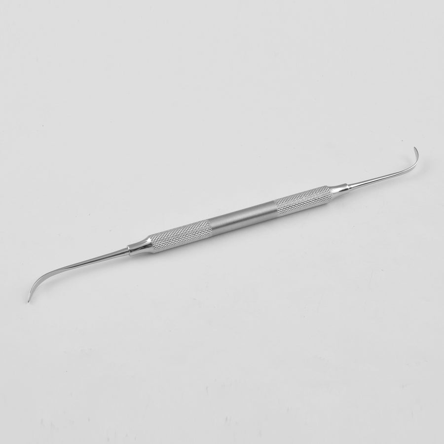 Sinus Lift Curette  Fig 3 ,19cm  ,  D/E Round Handle Hollow (Dt-V-0114) by Dr. Frigz