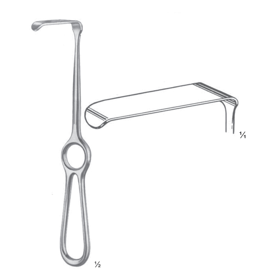 Kocher Retractors 21cm 55 X 11 mm (E-050-55) by Dr. Frigz