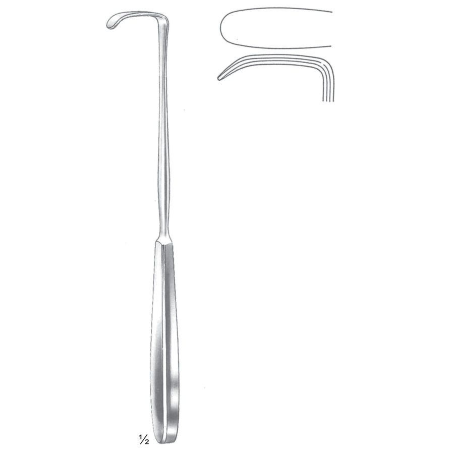 Langenbeck Retractors 22.5cm 30 X 11 mm (E-059-30) by Dr. Frigz