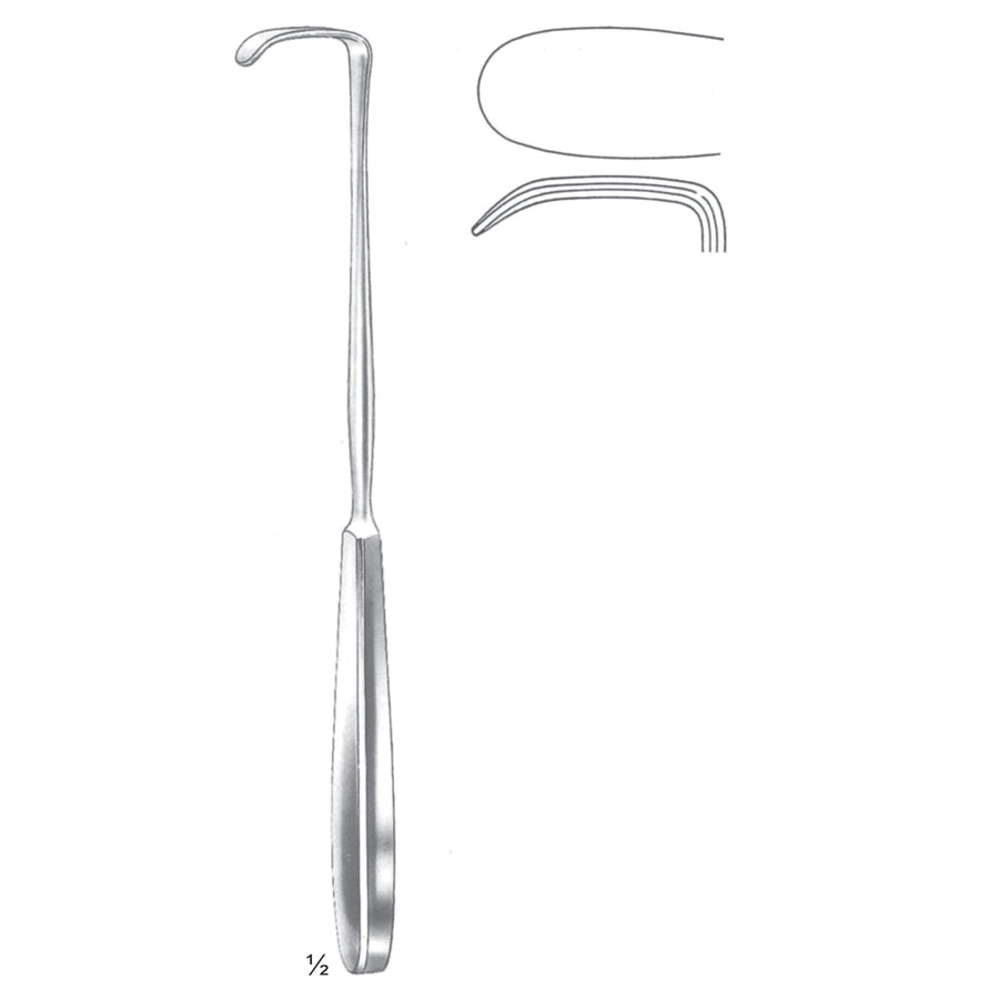 Langenbeck Retractors 22.5cm 30 X 16 mm (E-061-30) by Dr. Frigz