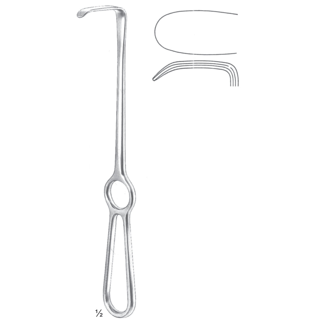 Langenbeck Retractors 22.5cm 30 X 16 mm (E-066-30) by Dr. Frigz