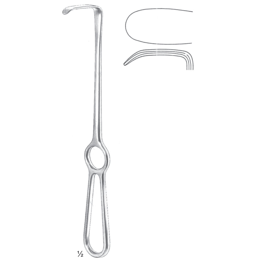 Langenbeck Retractors 22.5cm 30 X 16 mm (E-066-30) by Dr. Frigz