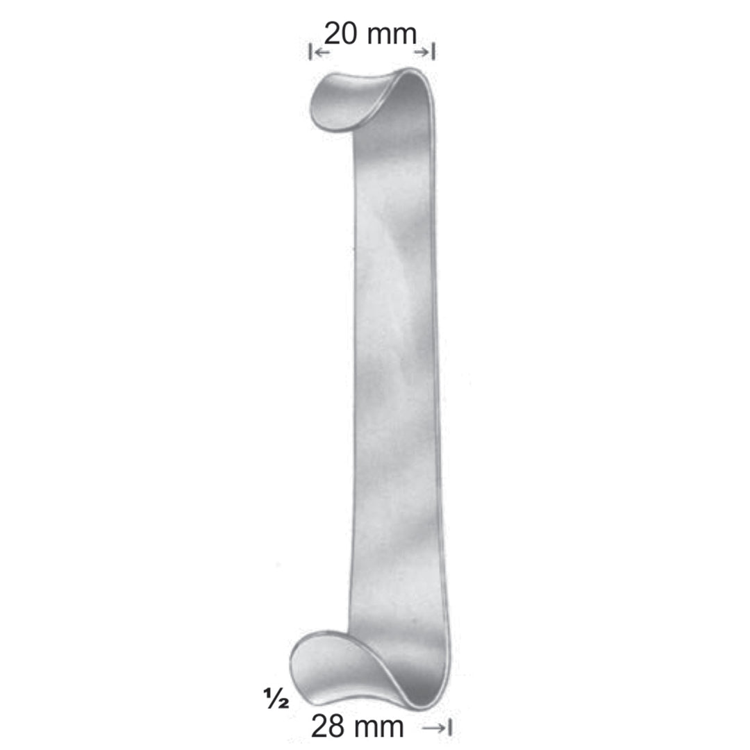 Roux Retractors 14cm Fig 1 28 X 20 mm (E-088-14) by Dr. Frigz