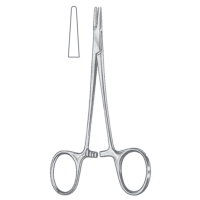 Halsey Needle Holders Straight 13cm Plain (I-002-13)