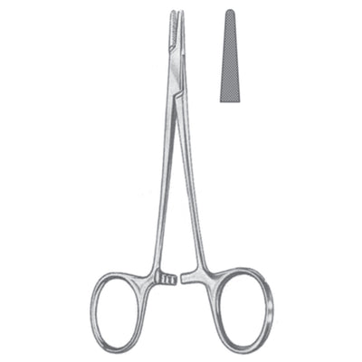 Halsey Needle Holders Straight 13cm Serrated (I-003-13)