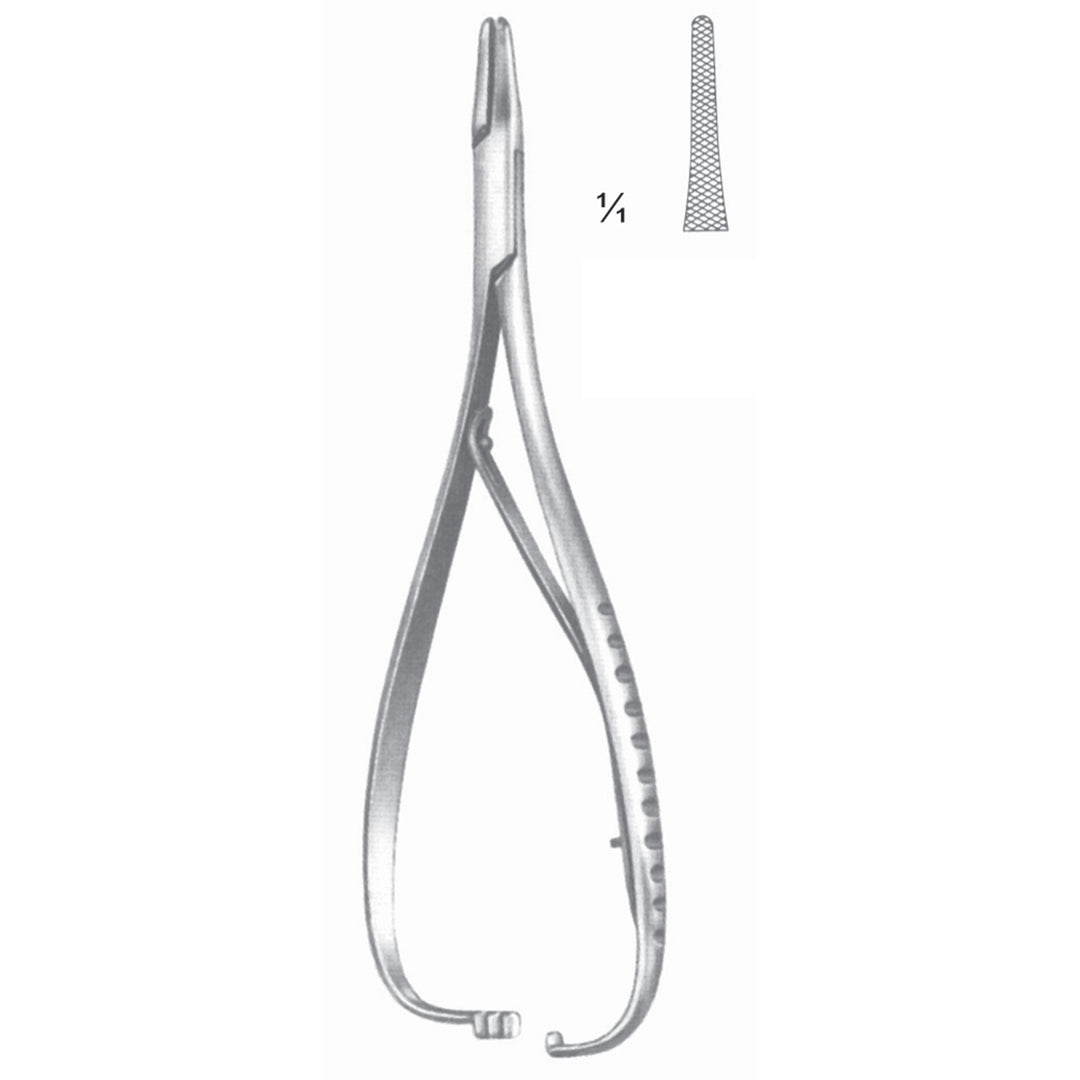 Mathieu Needle Holders Straight 14cm Slender Pattern (I-019-14) by Dr. Frigz