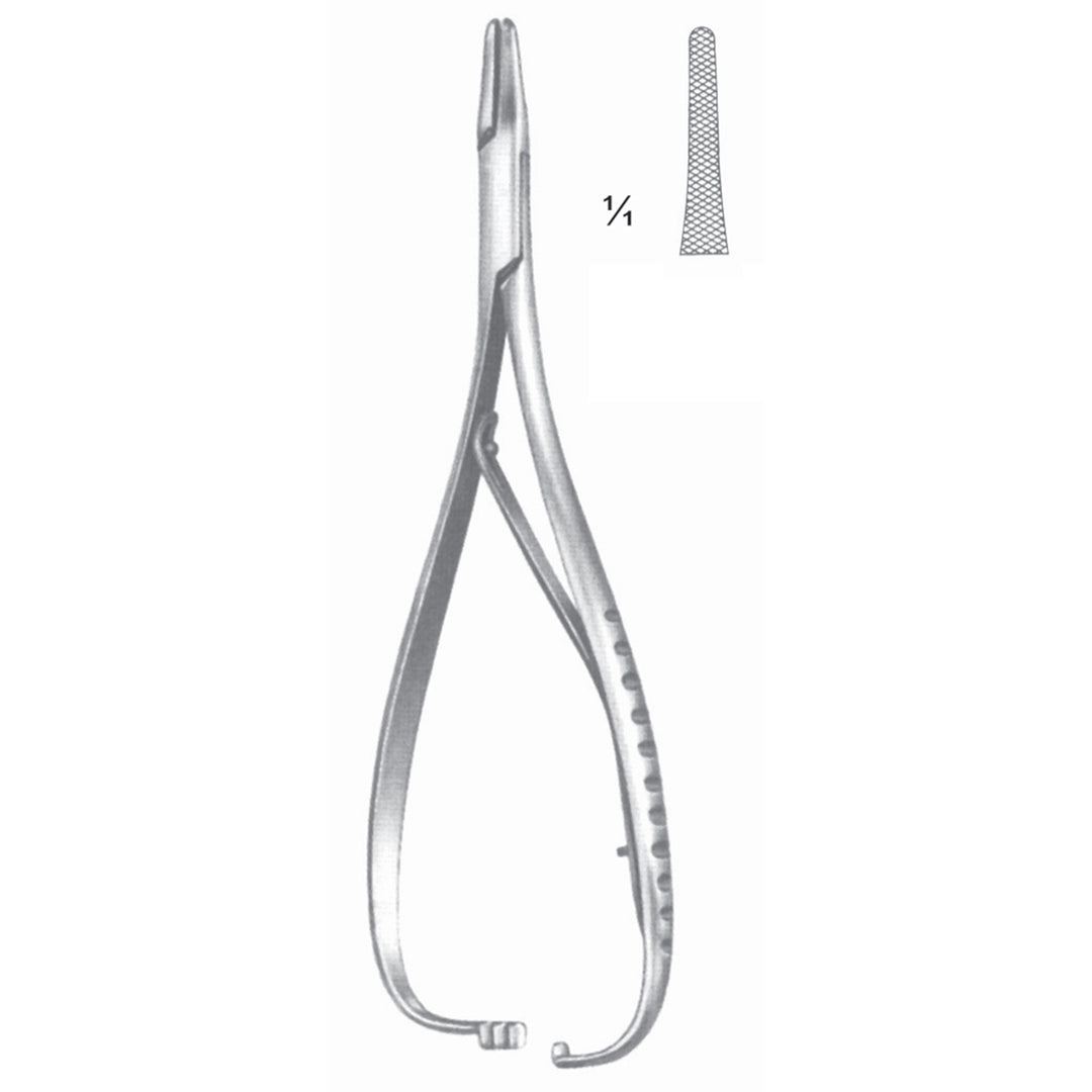 Mathieu Needle Holders Straight 17cm Slender Pattern (I-020-17) by Dr. Frigz