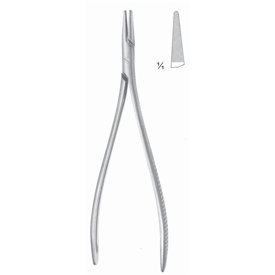 Toennis Needle Holders Straight 18.5cm (I-022-18) by Dr. Frigz