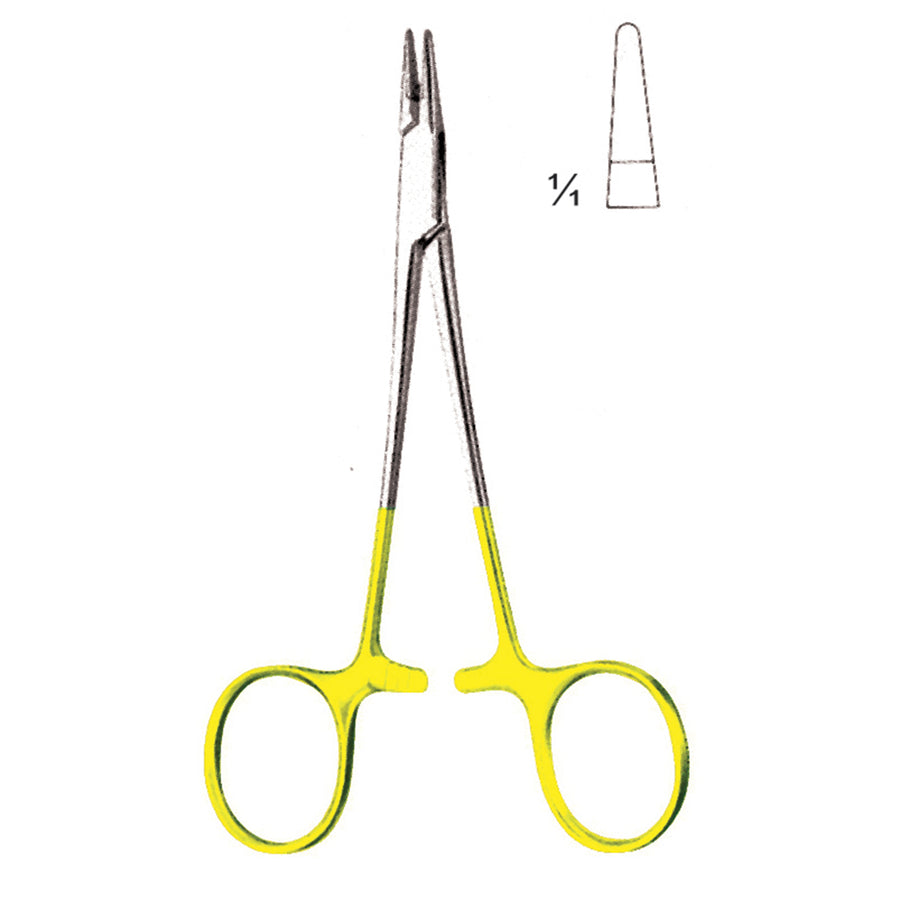 Webster Needle Holders Straight Tc 12.5cm Smooth Jaw (I-034-12Tc) by Dr. Frigz