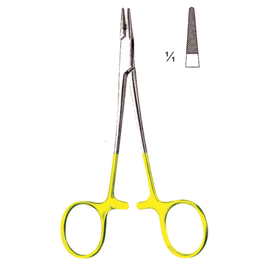 Webster Needle Holders Straight Tc 12.5cm 0.4 mm (I-035-12Tc) by Dr. Frigz
