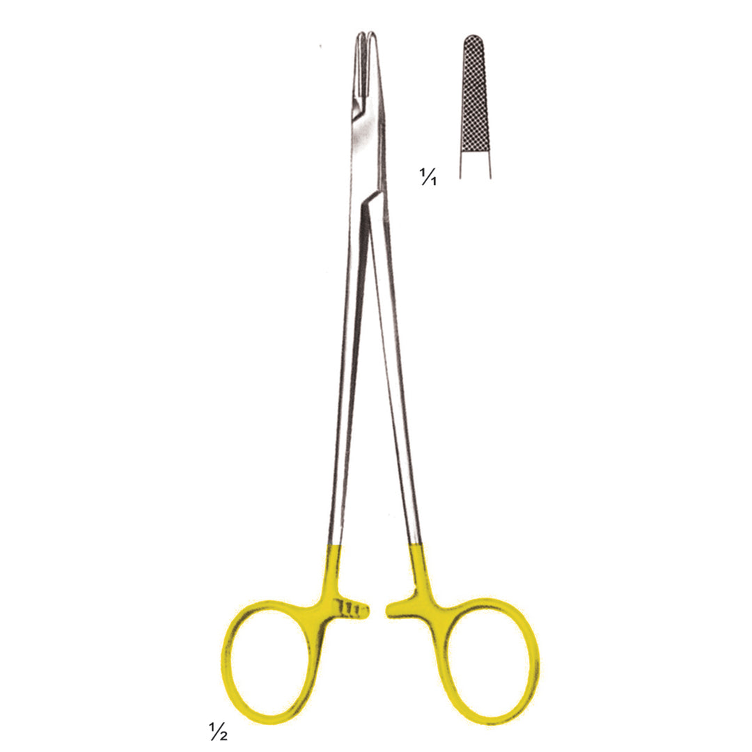 Mayo-Hegar Needle Holders Straight Tc 16cm Standard Profile 0.5 mm (I-041-16Tc) by Dr. Frigz