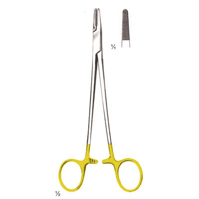 Mayo-Hegar Needle Holders Straight Tc 16cm Standard Profile 0.5 mm (I-041-16Tc)