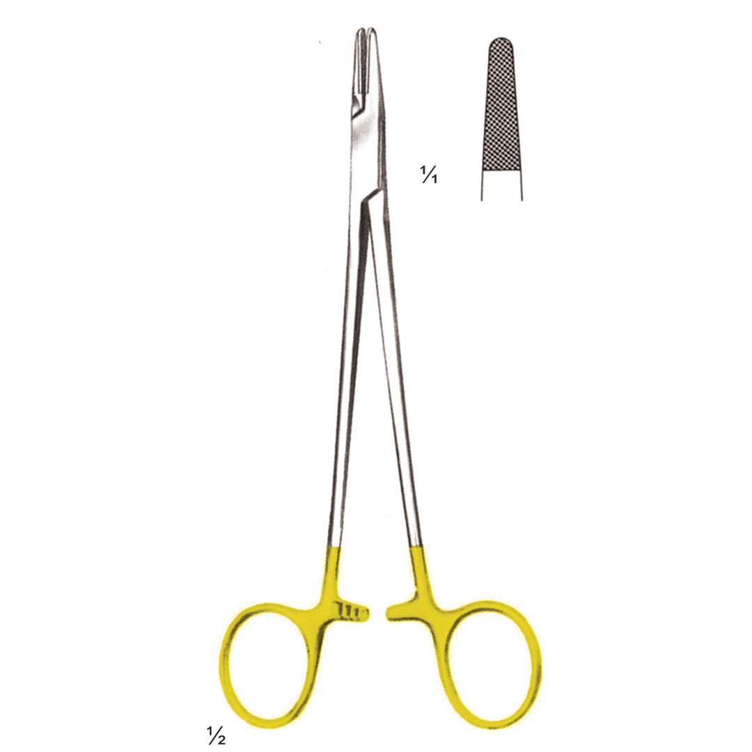 Mayo-Hegar Needle Holders Straight Tc 20cm Standard Profile 0.5 mm (I-043-20Tc) by Dr. Frigz