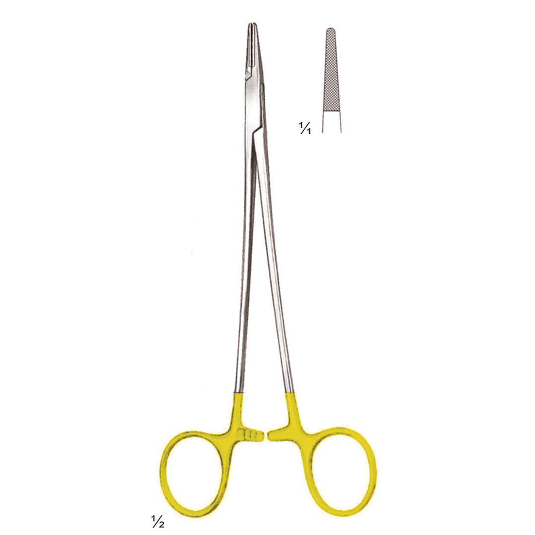 Debakey Needle Holders Straight Tc 18cm Mini Profile 0.4 mm (I-044-18Tc) by Dr. Frigz