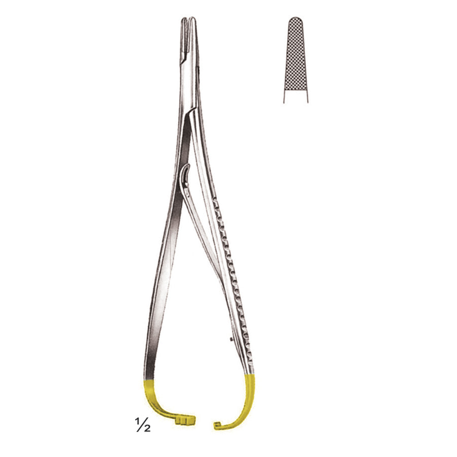 Mathieu Needle Holders Straight Tc 17cm Standard Profile 0.5 mm (I-052-17Tc) by Dr. Frigz