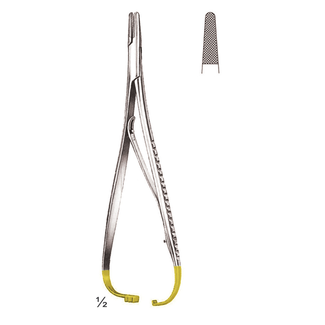 Mathieu Needle Holders Straight Tc 17cm Standard Profile 0.5 mm (I-052-17Tc) by Dr. Frigz