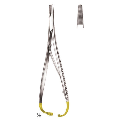 Mathieu Needle Holders Straight Tc 17cm Standard Profile 0.5 mm (I-052-17TC)