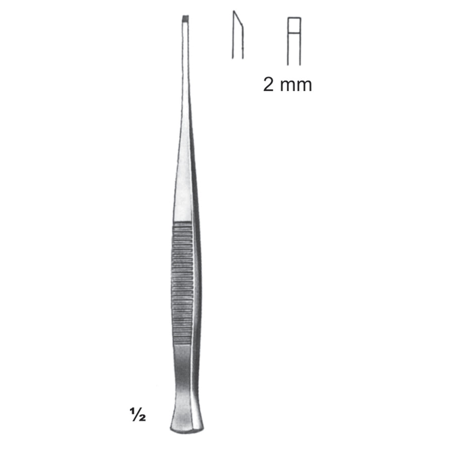 Partsch Chisels, Periosteal Elevators 17cm 2 mm (J-016-02) by Dr. Frigz