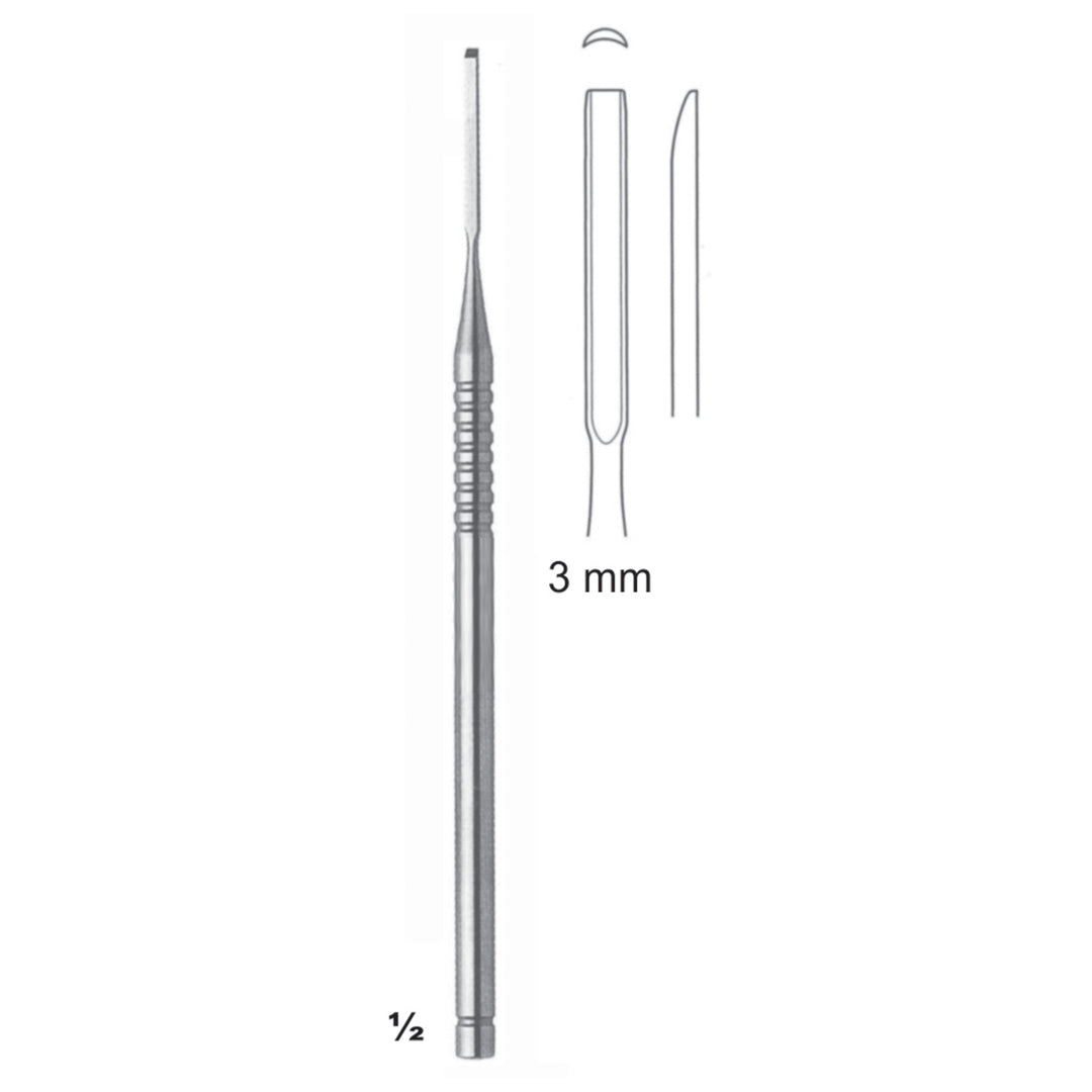 Buckley Chisels, Periosteal Elevators 16cm 3 mm (J-025-03) by Dr. Frigz
