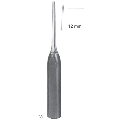 Mini-Lexer Chisels, Periosteal Elevators 18cm 12 mm (J-031-12) by Dr. Frigz