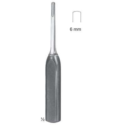 Mini-Lexer Chisels, Periosteal Elevators 18cm 6 mm (J-033-06) by Dr. Frigz