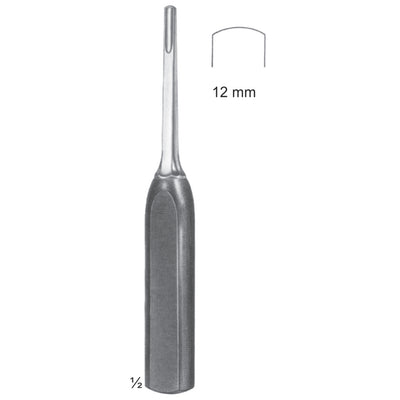 Mini-Lexer Chisels, Periosteal Elevators 18cm 12 mm (J-036-12) by Dr. Frigz