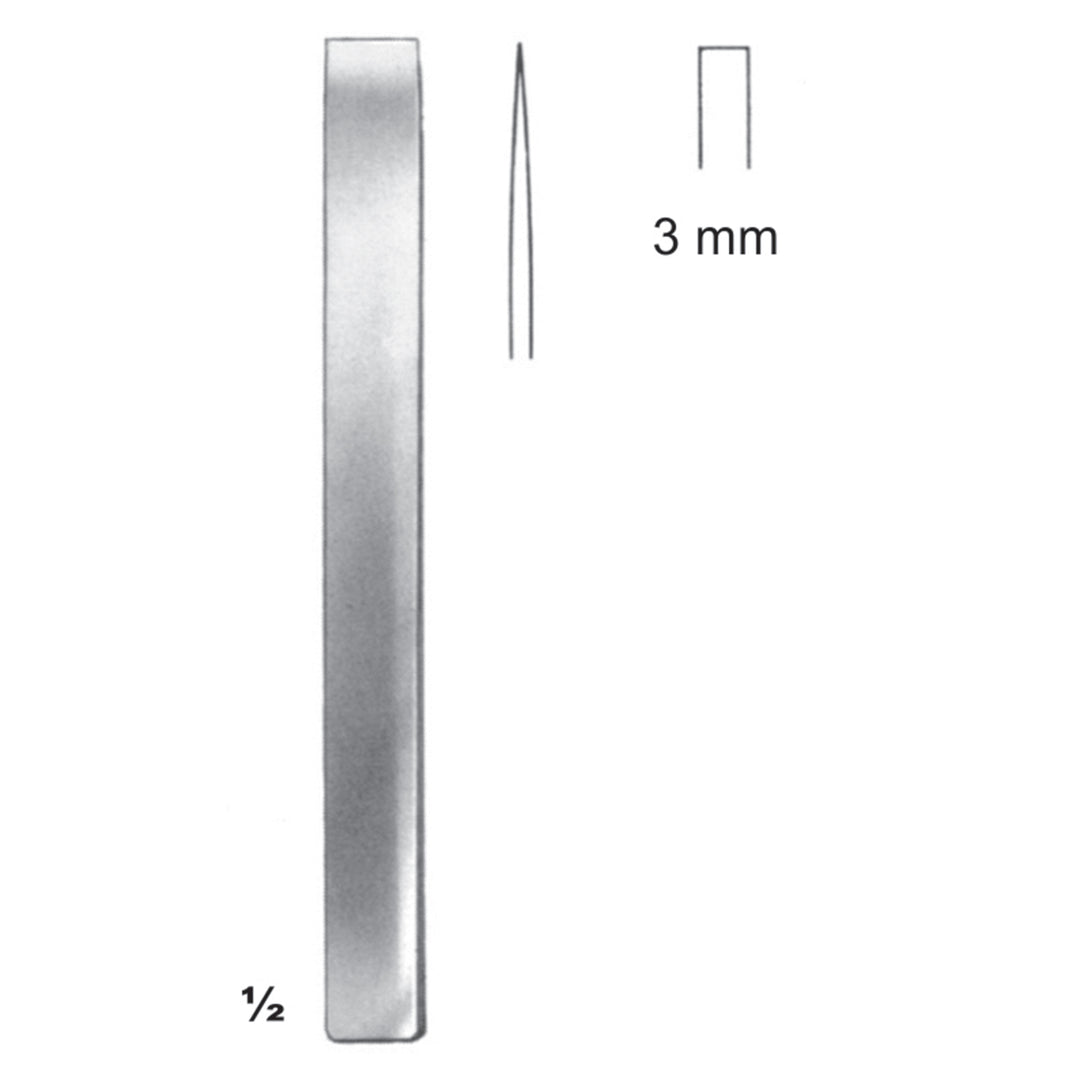 Lambotte, Mini Chisels, Periosteal Elevators 12.5cm 3 mm (J-038-03) by Dr. Frigz