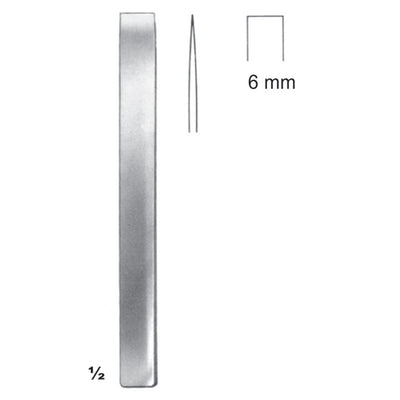 Lambotte, Mini Chisels, Periosteal Elevators 12.5cm 6 mm (J-040-06) by Dr. Frigz