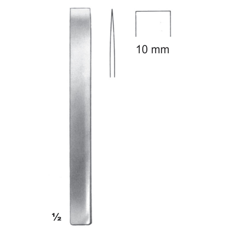 Lambotte, Mini Chisels, Periosteal Elevators 12.5cm 10 mm (J-042-10) by Dr. Frigz
