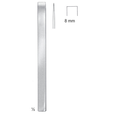 Lambotte, Mini Chisels, Periosteal Elevators 17cm 8 mm (J-048-08) by Dr. Frigz
