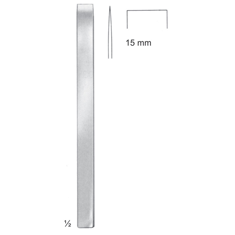 Lambotte, Mini Chisels, Periosteal Elevators 17cm 15 mm (J-051-15) by Dr. Frigz