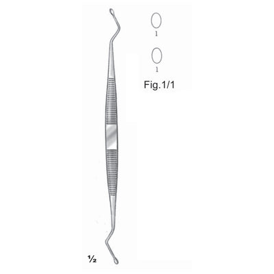 Williger Chisels, Periosteal Elevators 17cm Oval Fig 1/1 (J-066-02)