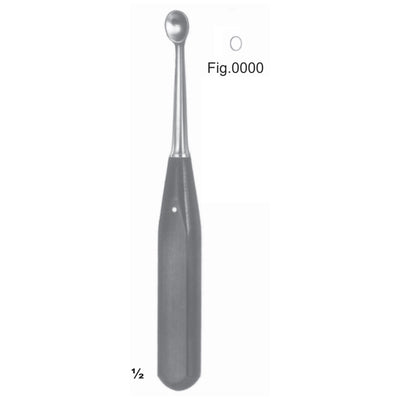 Volkmann Chisels, Periosteal Elevators 18cm Oval, With Plastic Handle Fig 0000 (J-067-10)