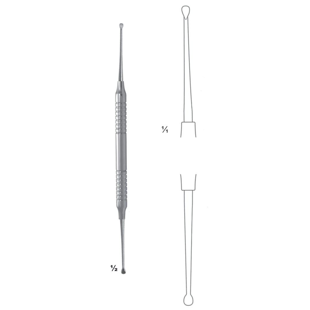 Miller-Colburn Chisels, Periosteal Elevators 19cm Fig 0 (J-095-00) by Dr. Frigz