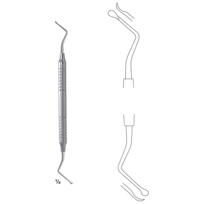 Lucas-Frigz Chisels, Periosteal Elevators 17.5cm Fig 1/1 (J-101-11)