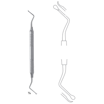 Lucas-Frigz Chisels, Periosteal Elevators 17.5cm Fig 2/2 (J-102-22)