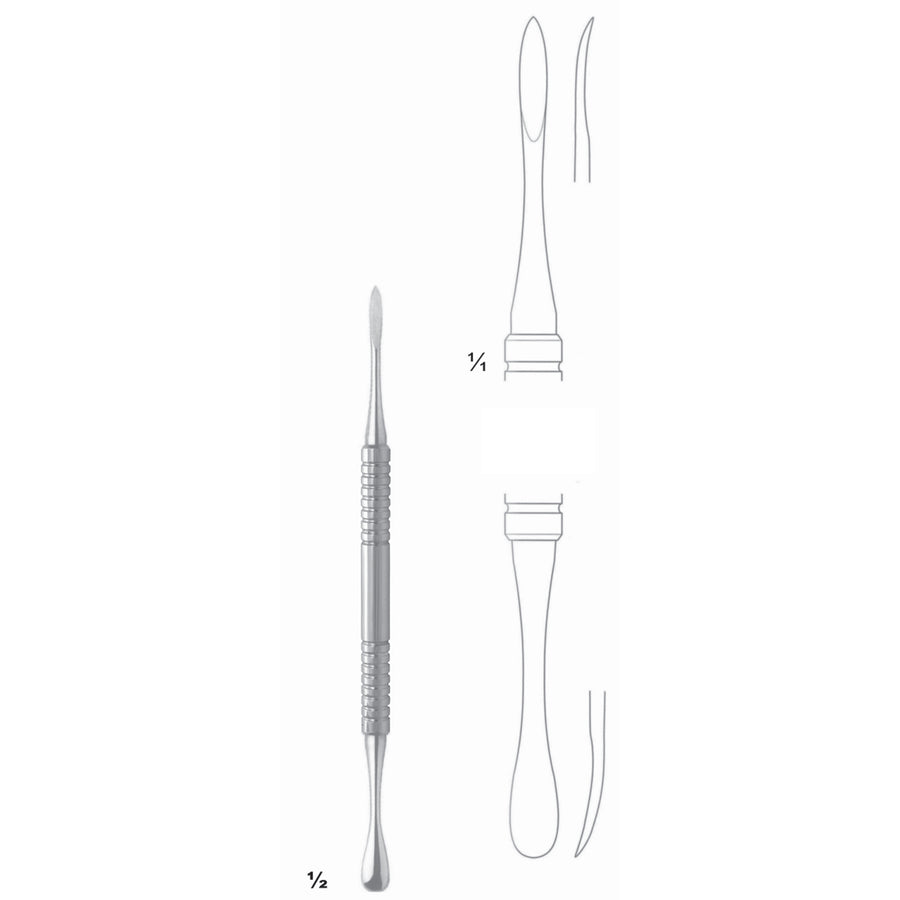 Molt Chisels, Periosteal Elevators 18cm Fig 9 (J-111-18) by Dr. Frigz