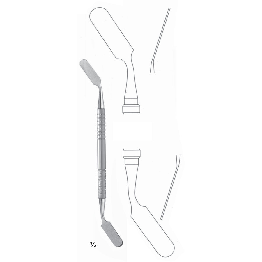 Emons Chisels, Periosteal Elevators 17cm Micro Retractor (J-117-17) by Dr. Frigz