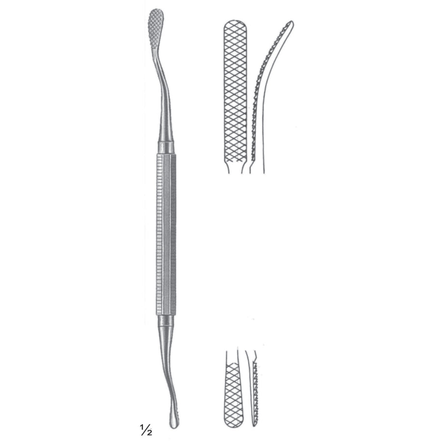 Miller-Colburn Chisels, Periosteal Elevators 18cm Cross Cut Fig 3 (J-127-03) by Dr. Frigz