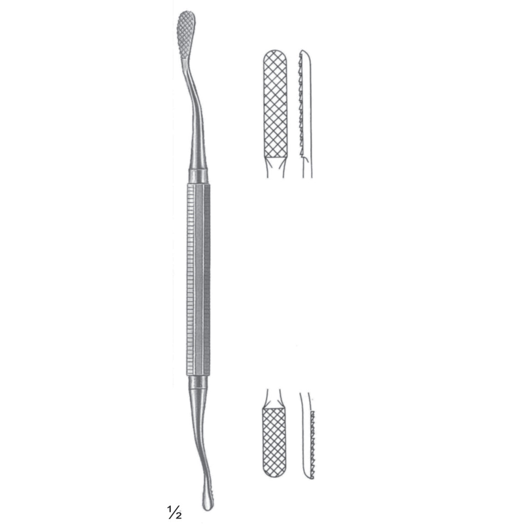 Miller-Colburn Chisels, Periosteal Elevators 18cm Cross Cut Fig 4 (J-128-04) by Dr. Frigz