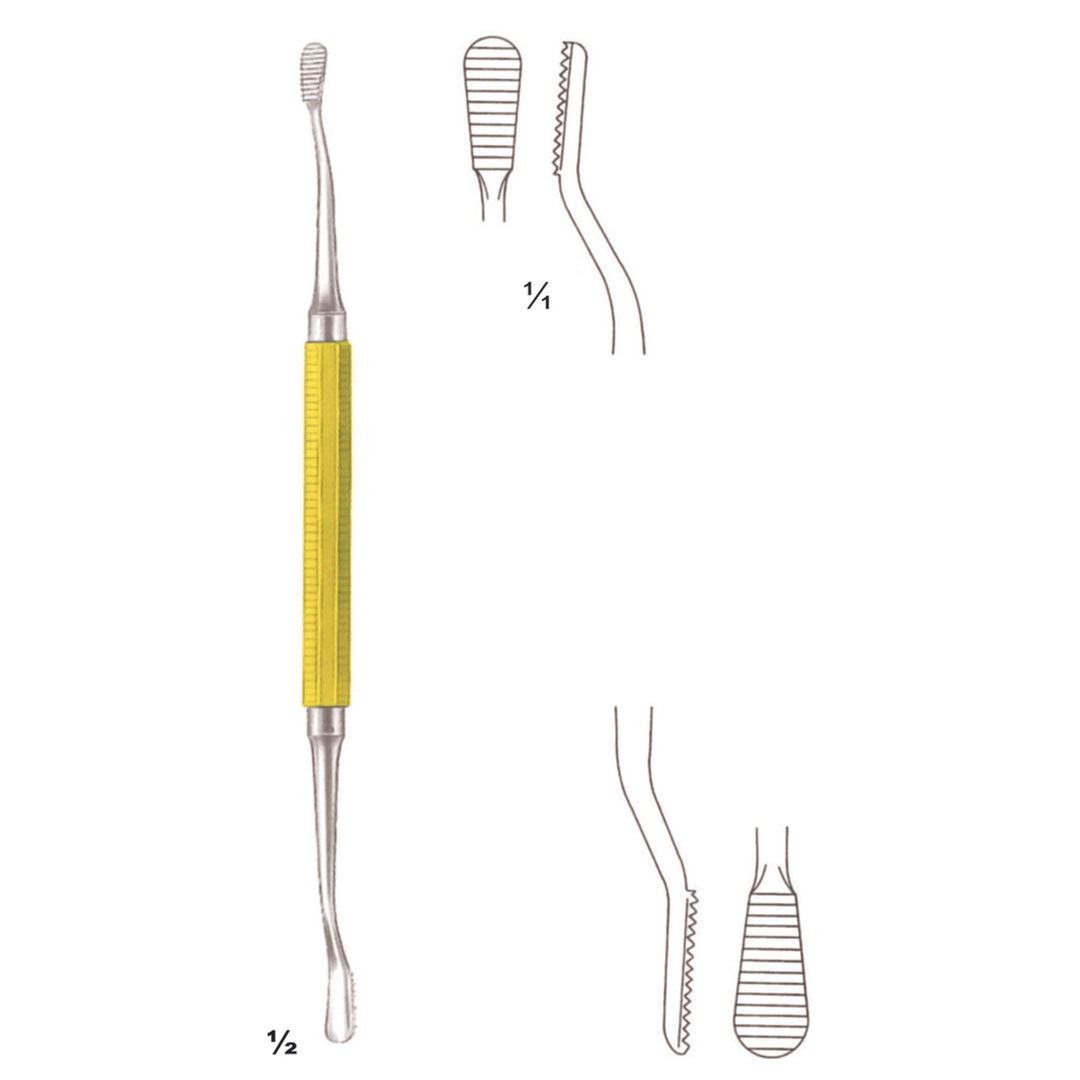 Miller Chisels, Periosteal Elevators Tc 19cm (J-129-19Tc) by Dr. Frigz