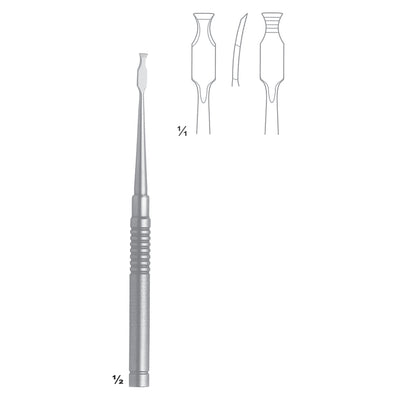 Ochsenbein Chisels, Periosteal Elevators Modified, Upwards Curved, Back Side Graduation, For Removing Transplants & Spongiosa Fig 1 (J-140-01) by Raymed