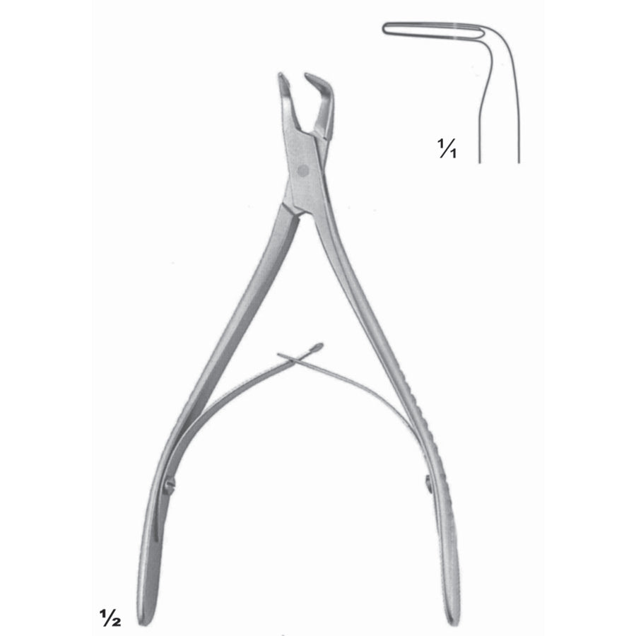 Friedmann-Micro Chisels, Periosteal Elevators Curved 14.5cm 90 Degrees (J-156-14) by Dr. Frigz