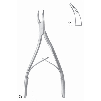 Friedmann-Micro Chisels, Periosteal Elevators Curved 14.5cm S Shape 30 Degree (J-157-14)